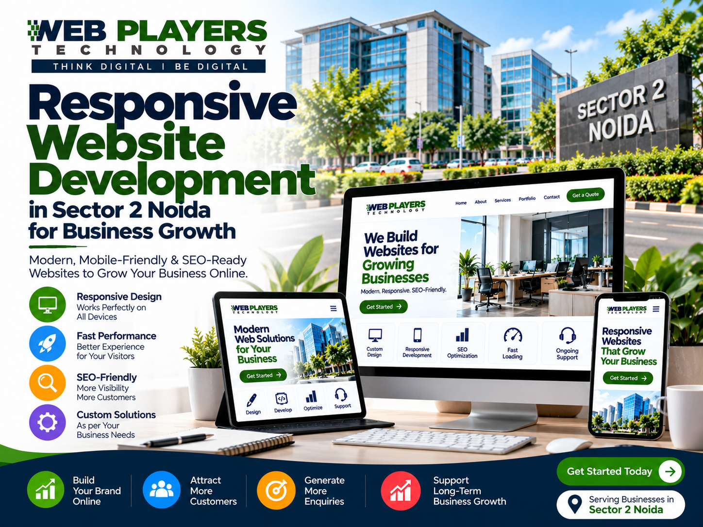 Responsive Website Development in Sector 2 Noida